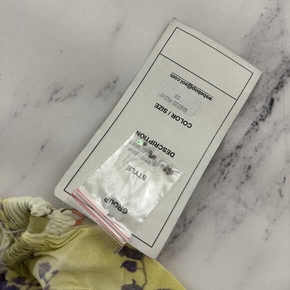 We Be Bop Womens Vintage Y2k Midi Skirt Plus Size 0x New Yellow Purple Butterfly - Picture 5 of 10